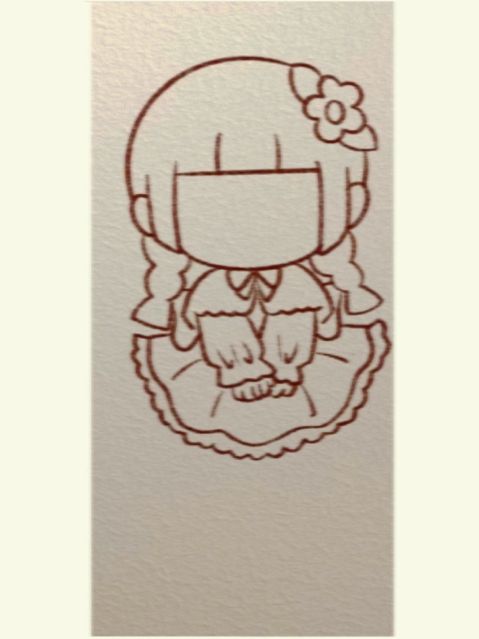 拇指姑娘简笔画.