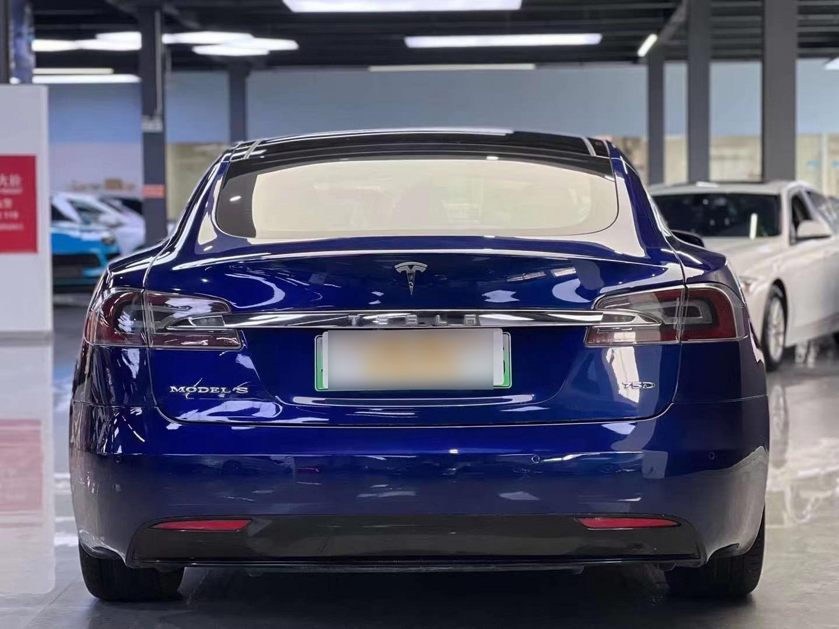 s(进口)17年4月特斯拉model s(进口)75d四驱 车架号181391/  百速5