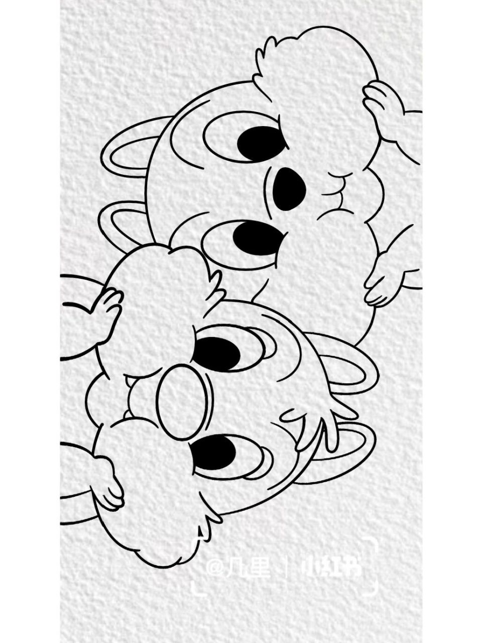 简笔画|【奇奇蒂蒂】(附过程) 96 96 96 【用具】 44pro