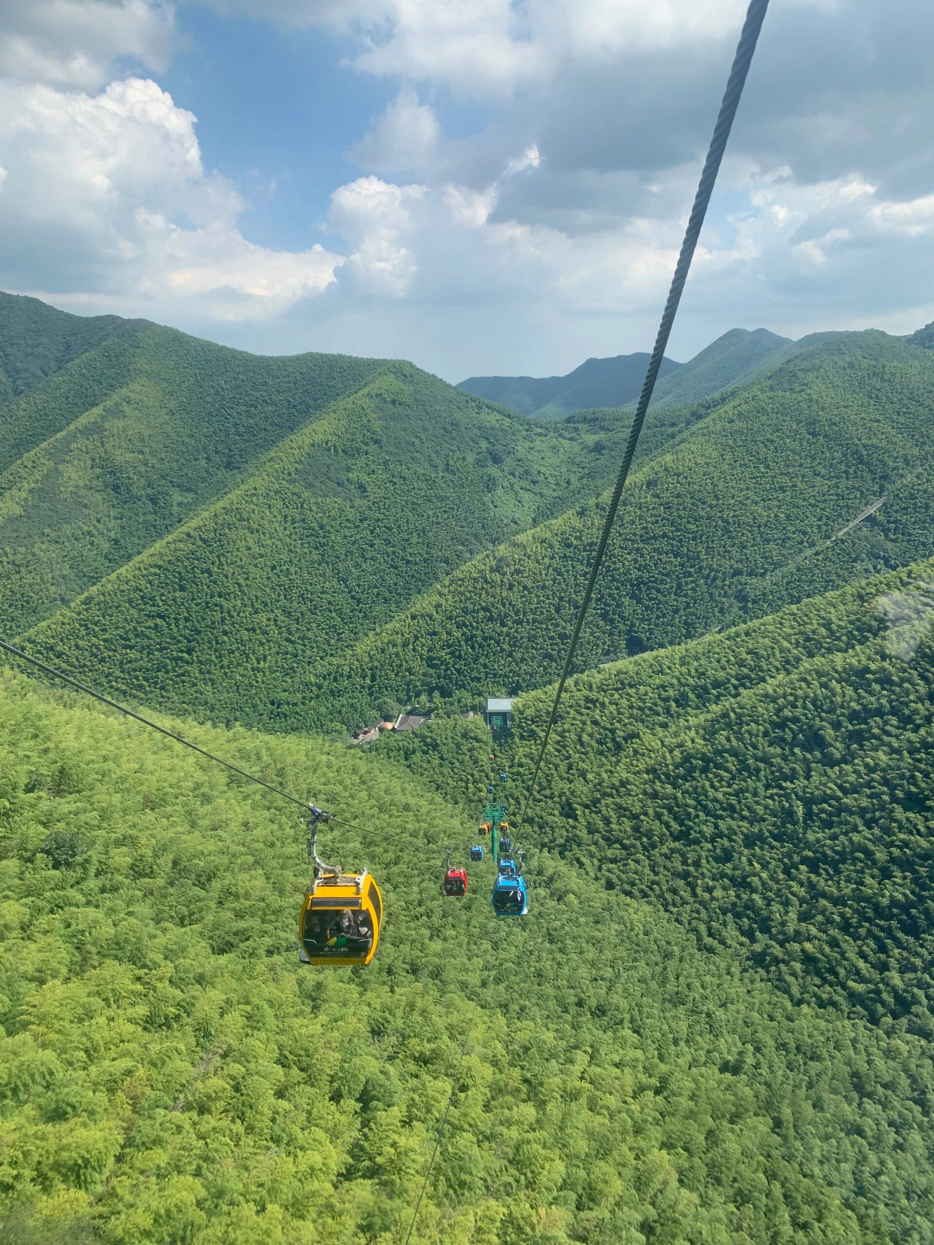 南山竹海地轨缆车图片