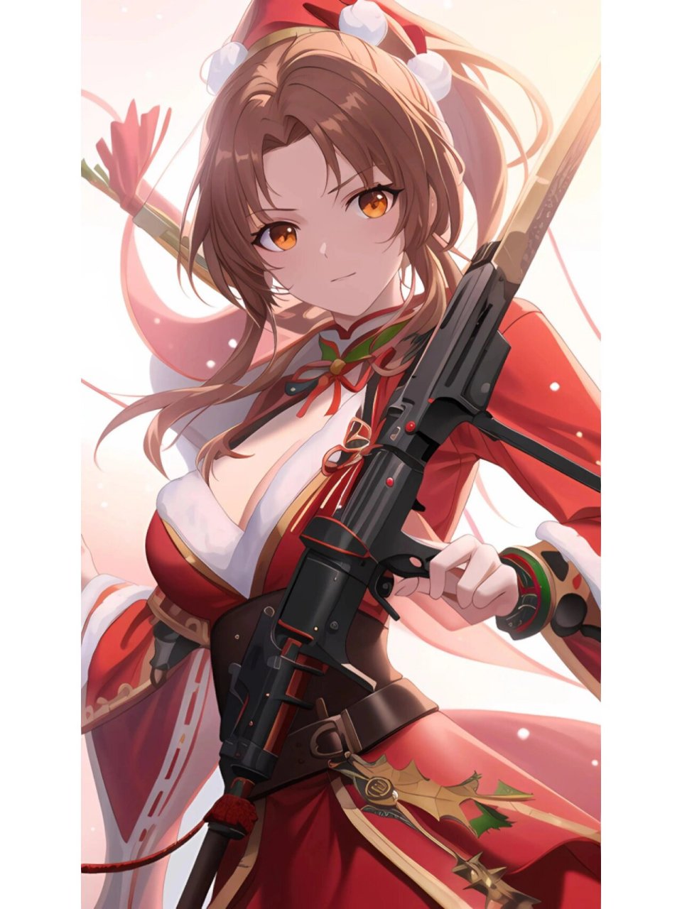 云缨(圣诞壁纸) 王者荣耀云缨圣诞壁纸,ai绘画作品.