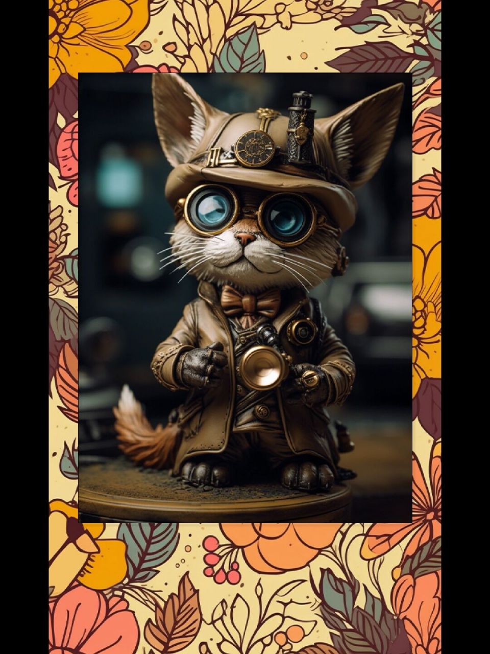 可爱的蒸汽朋克猫咪 #大人也要玩玩具# #蒸汽朋克# #小猫咪# #猫咪