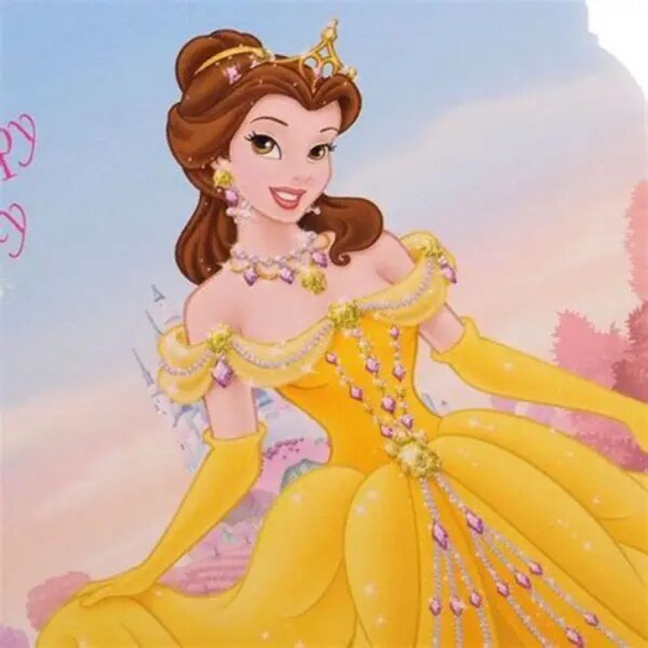 迪斯尼公主大全-贝儿公主 贝儿(belle)是迪士尼经典动画电影《美女与