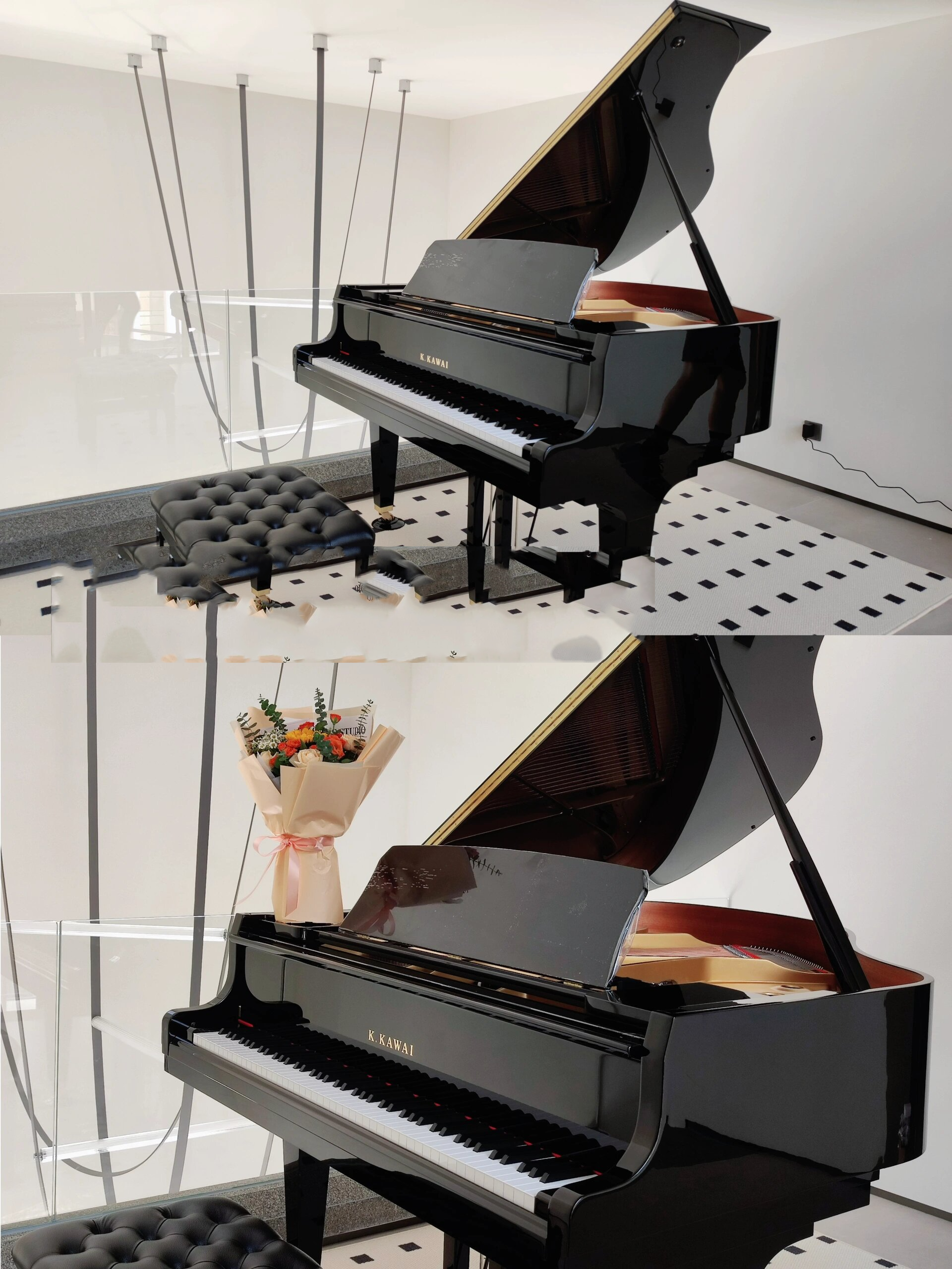 家用性价比超高的小型三角钢琴kawai gl30