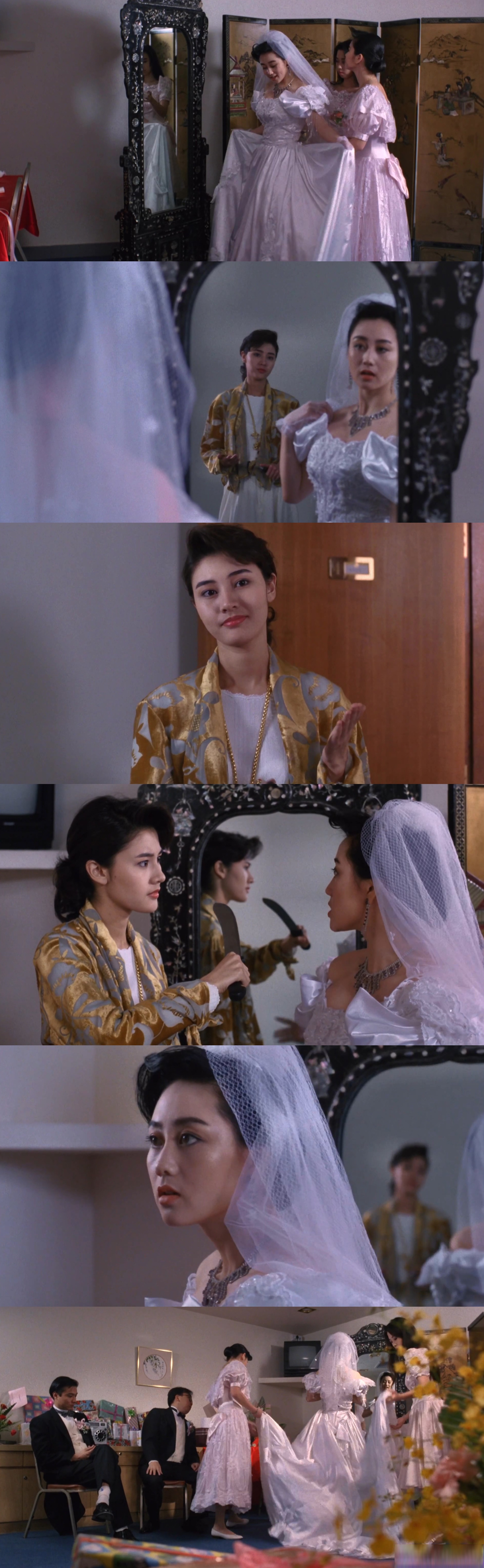 一九九〇年,王晶导演电影《靓足100分》.