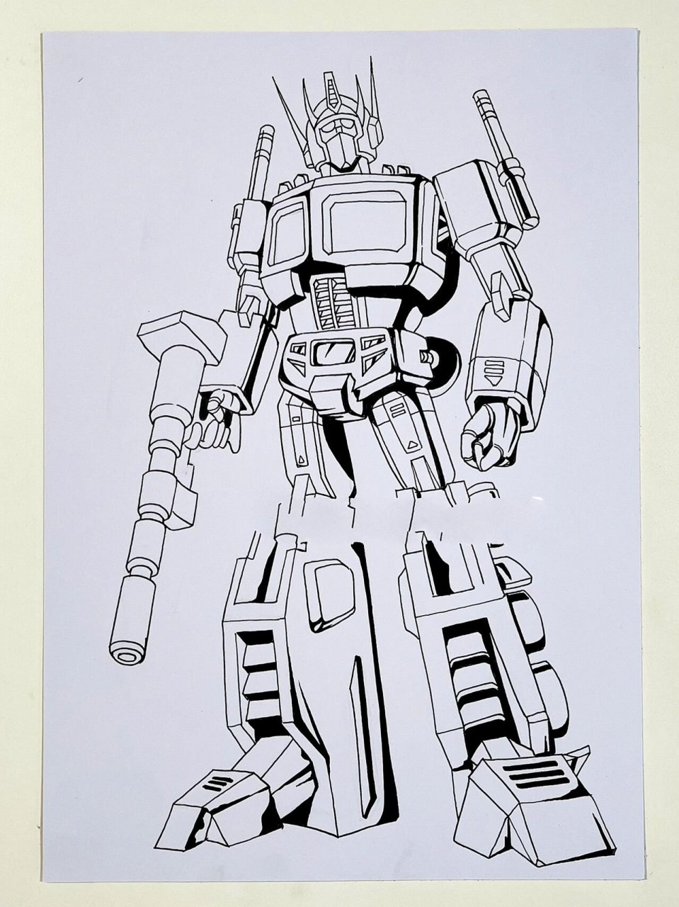 变形金刚 马克笔上色77步骤图 适用9岁以上年龄7815 先铺底色再
