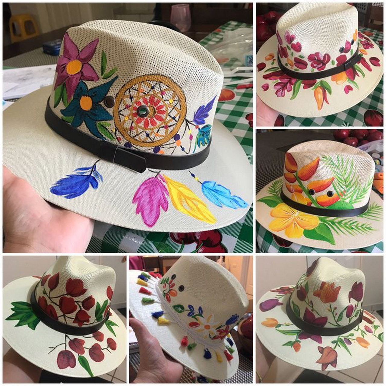 创意手工|diy手工|父亲节活动|彩绘帽子 夏天来了,想不想拥有一顶私人