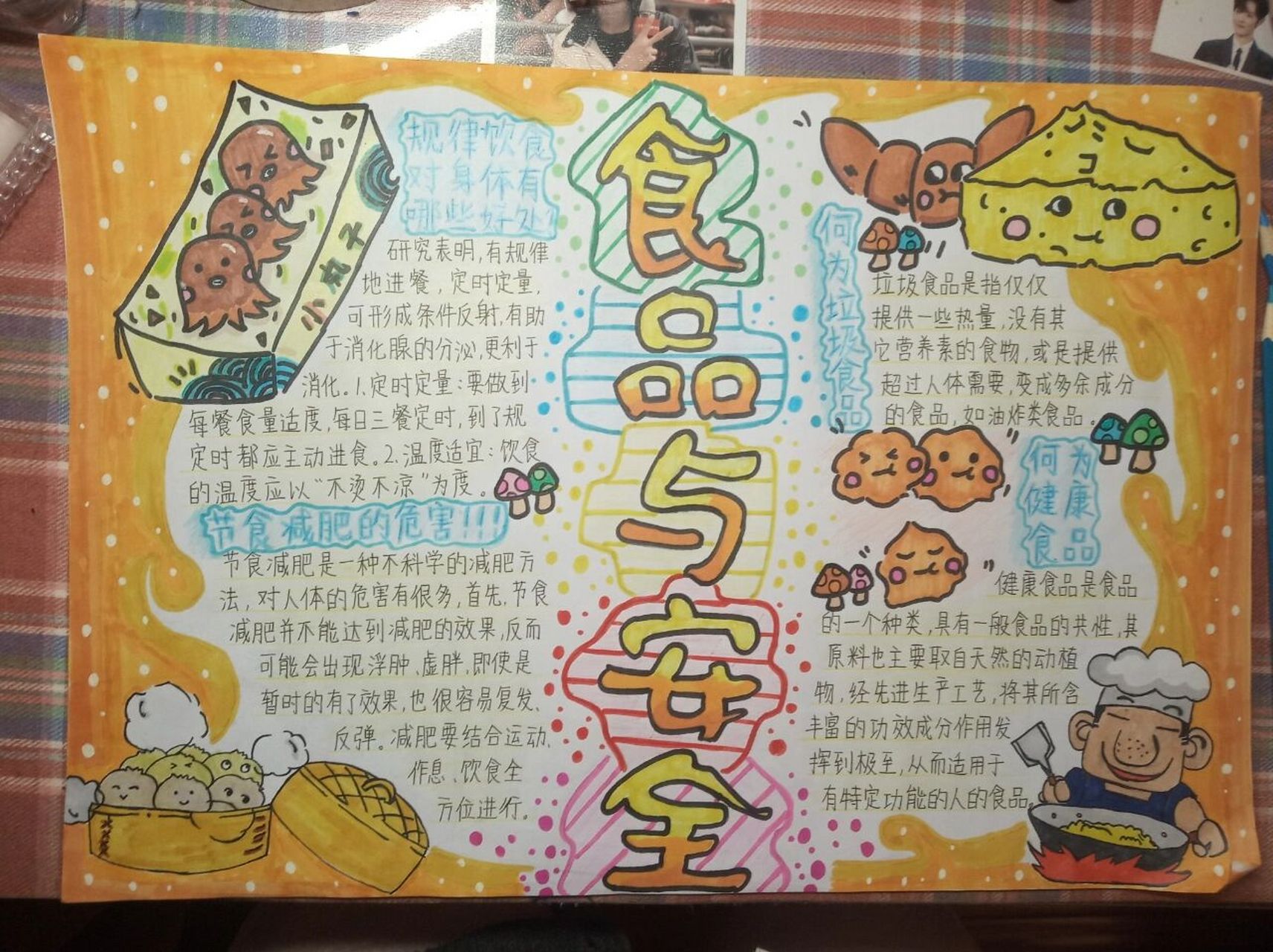 食品安全手抄报