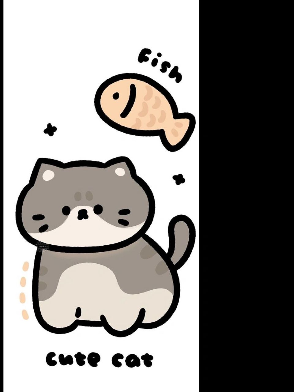 175期95卡通ins风小猫咪情侣壁纸 78未经授权禁商用 78禁去水印