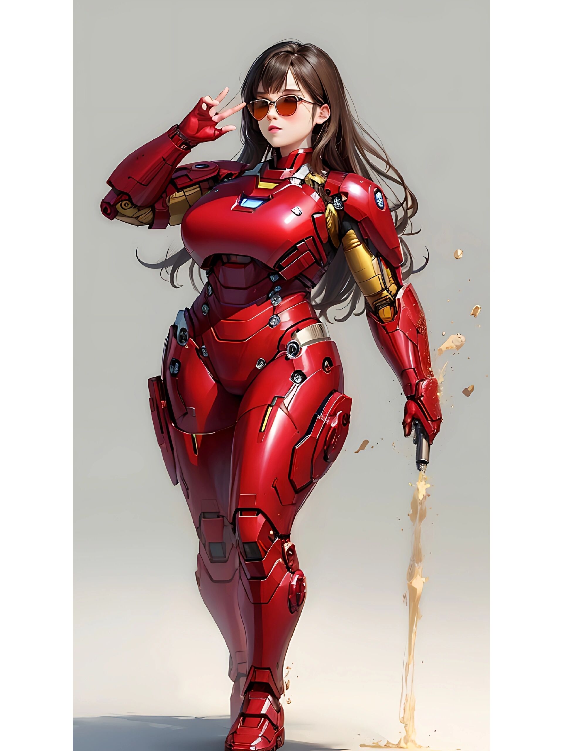 肥妹钢铁侠: 胖妞也能战斗!