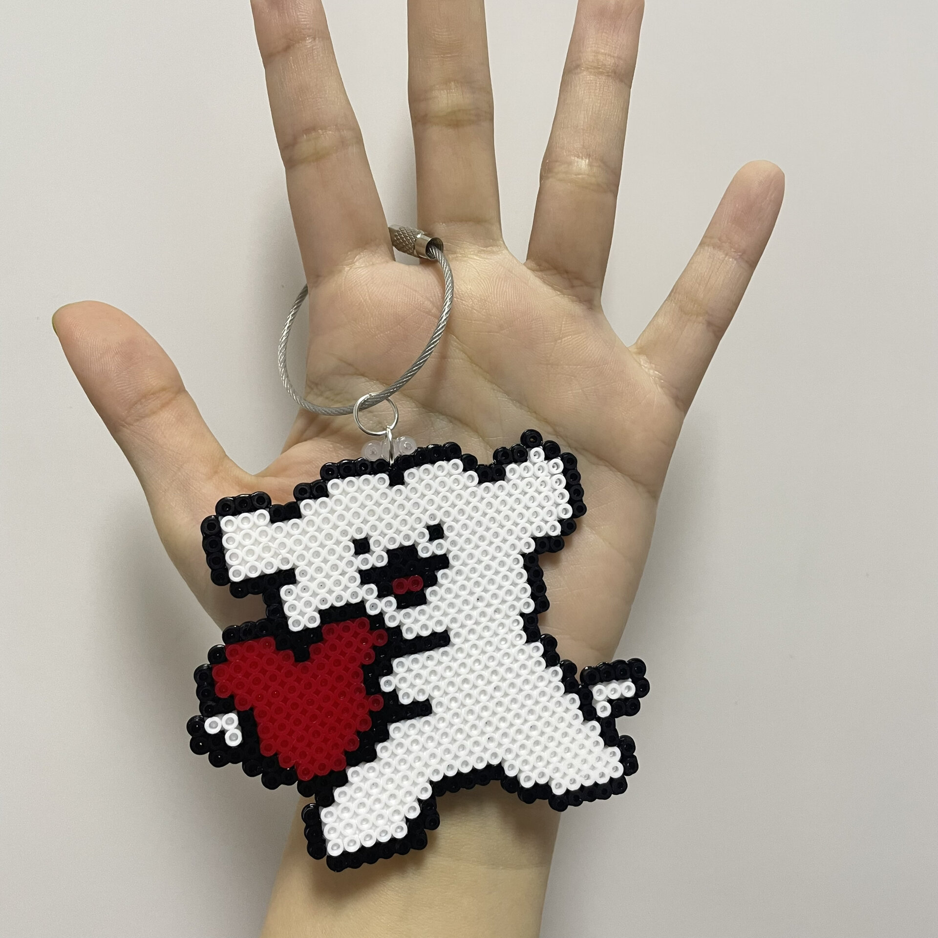 平面拼豆no.2线条小狗