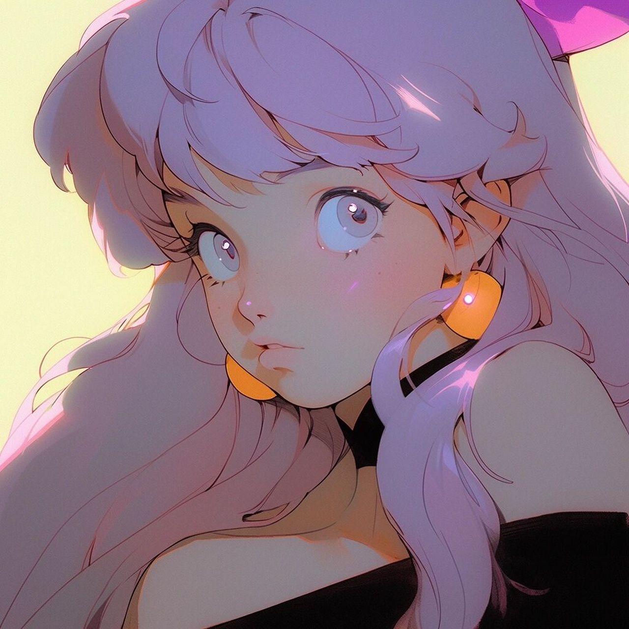 这发色真是绝绝子,快查收你的紫发头像#19