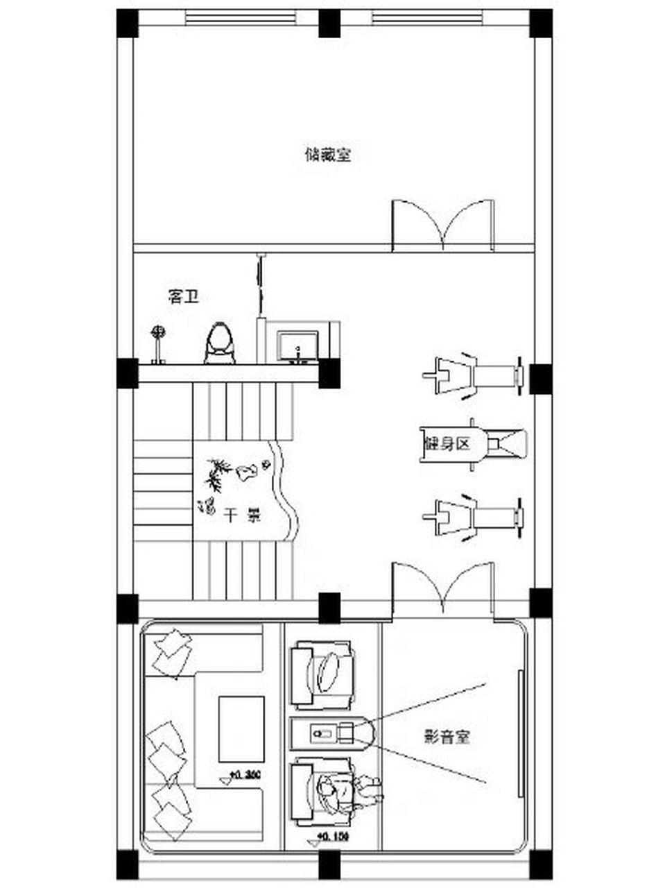 6x12米农村自建房图纸图片