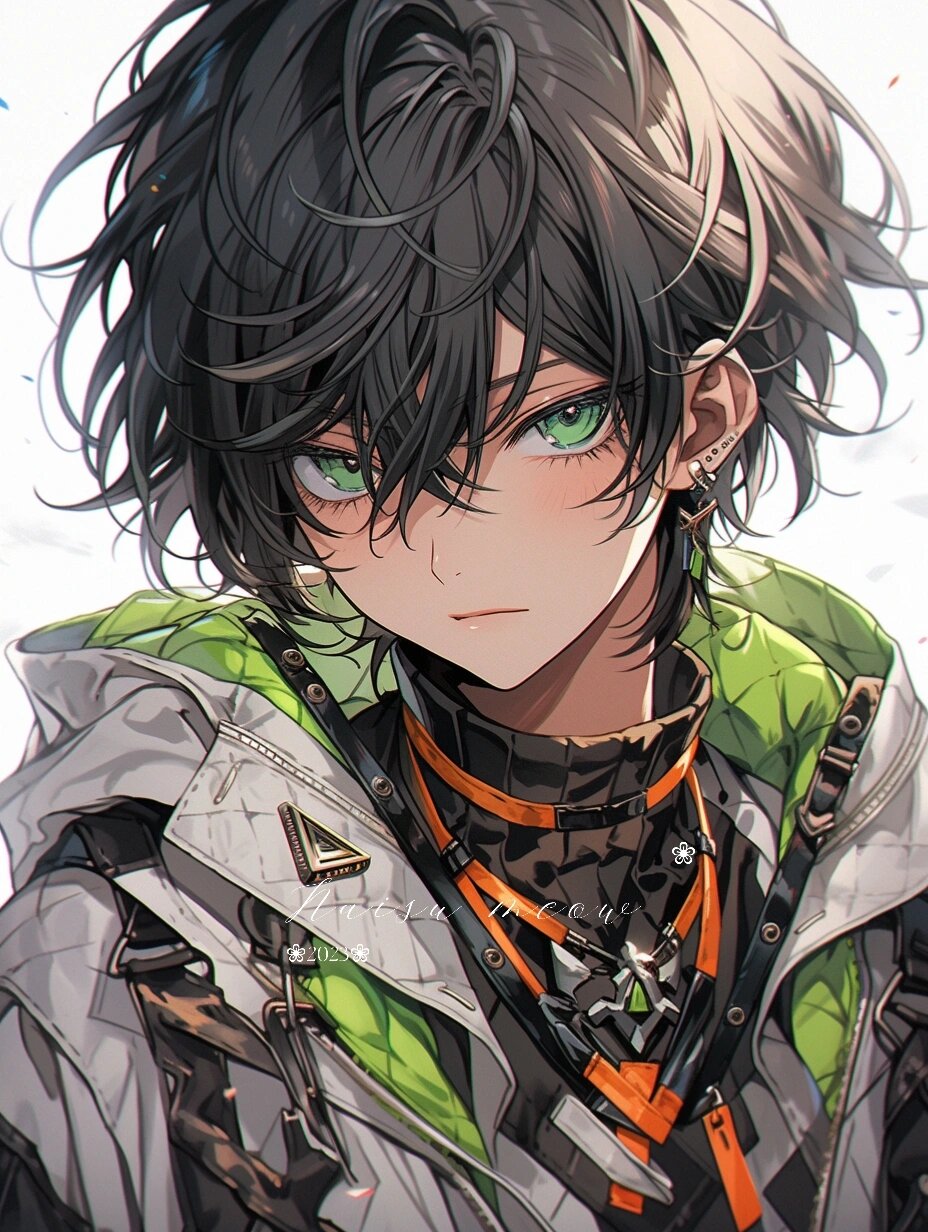 橘绿撞色|兜帽男孩|潮酷帅气男生头像 09是朝气的多巴胺配色呀 97