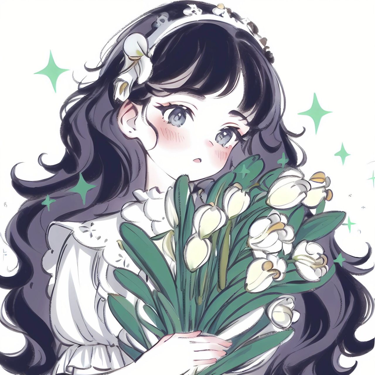 铃兰花头像91超甜的女生头像 有宝宝蹲的铃兰花头像来啦