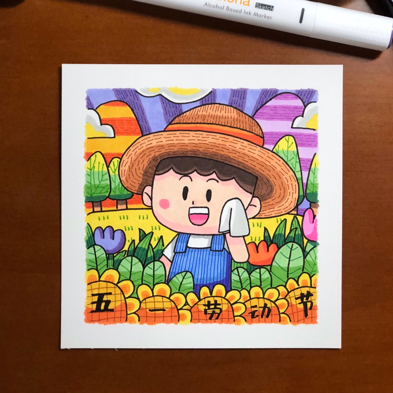 临摹自:丹尼索蜡笔画 ——————————