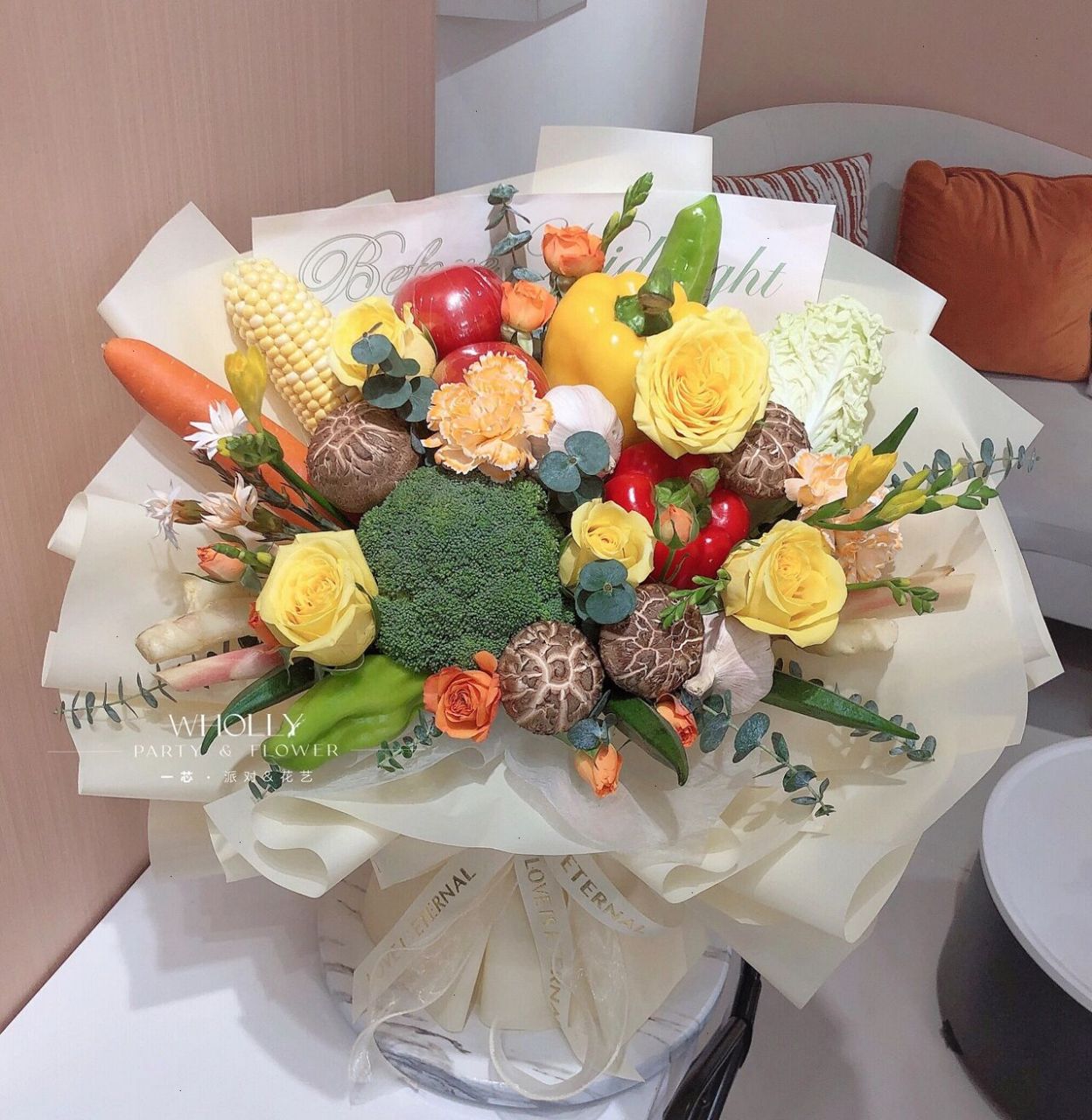 『菜花』蔬菜花束,不一样的礼物!