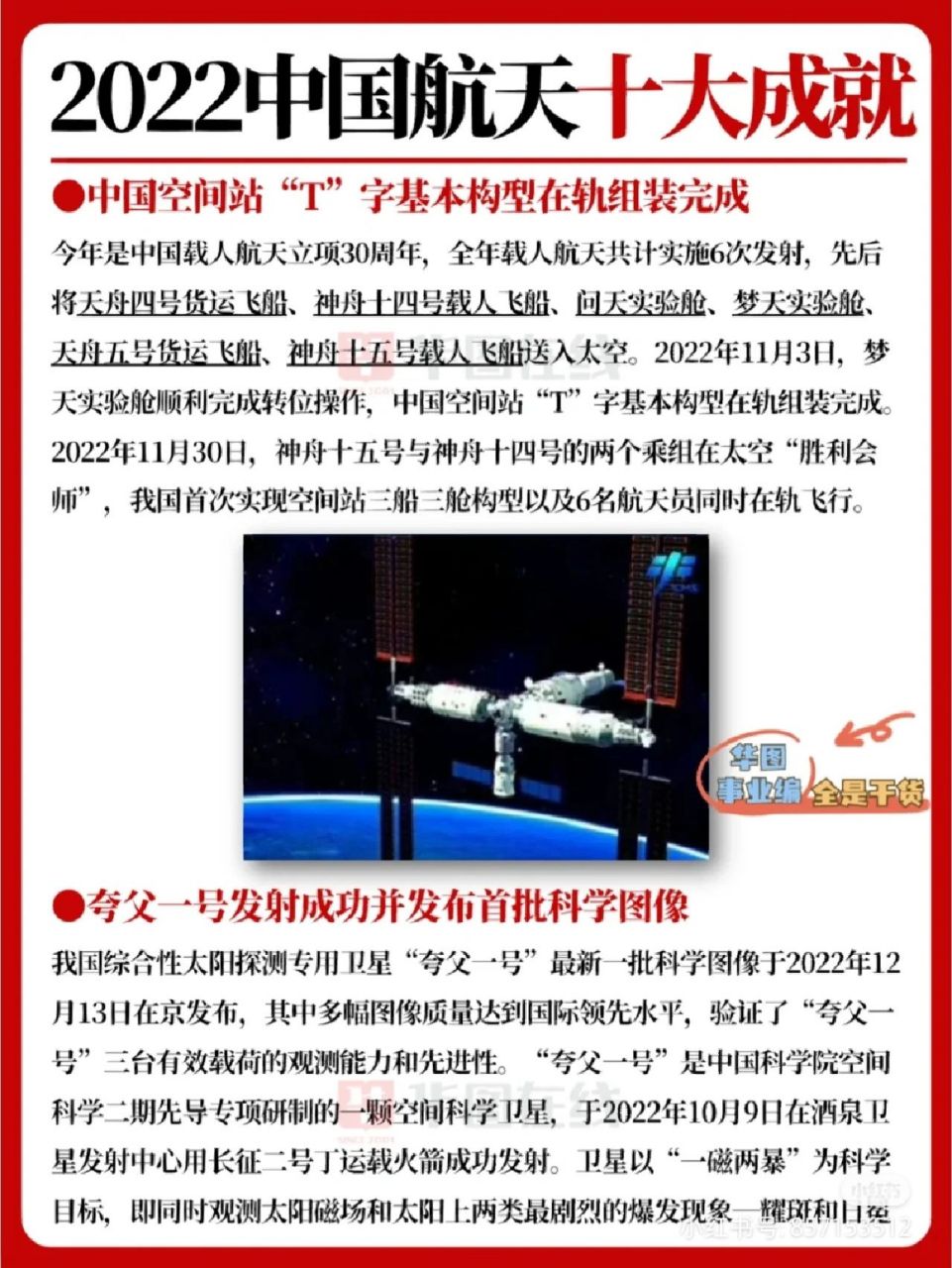 2022中国航天10大成就