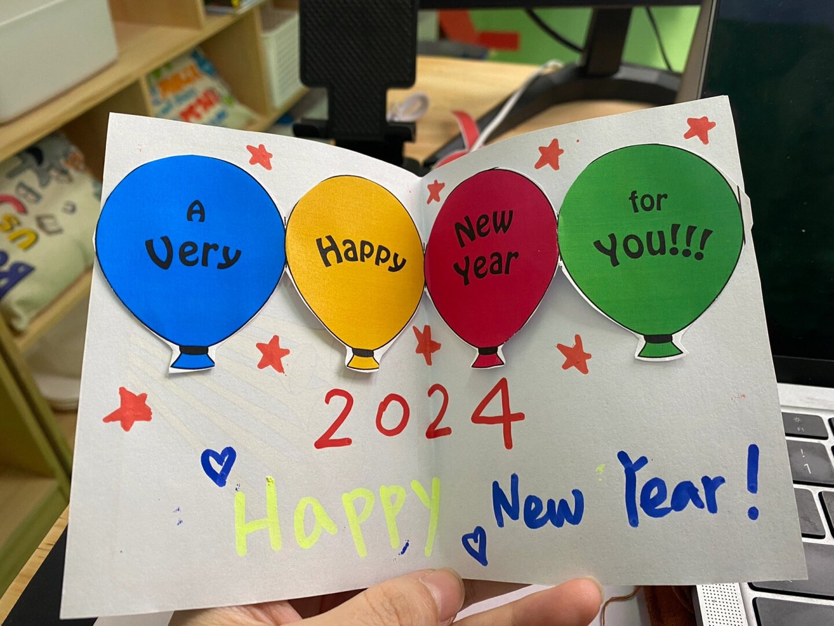 简易元旦贺卡 附打印资源