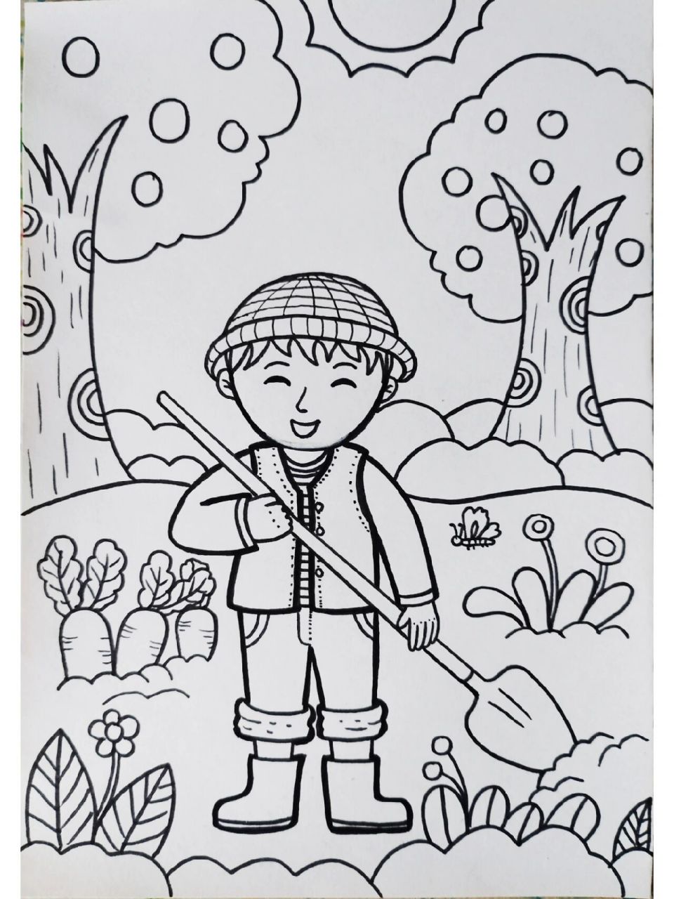 劳动节主题画 劳动最光荣