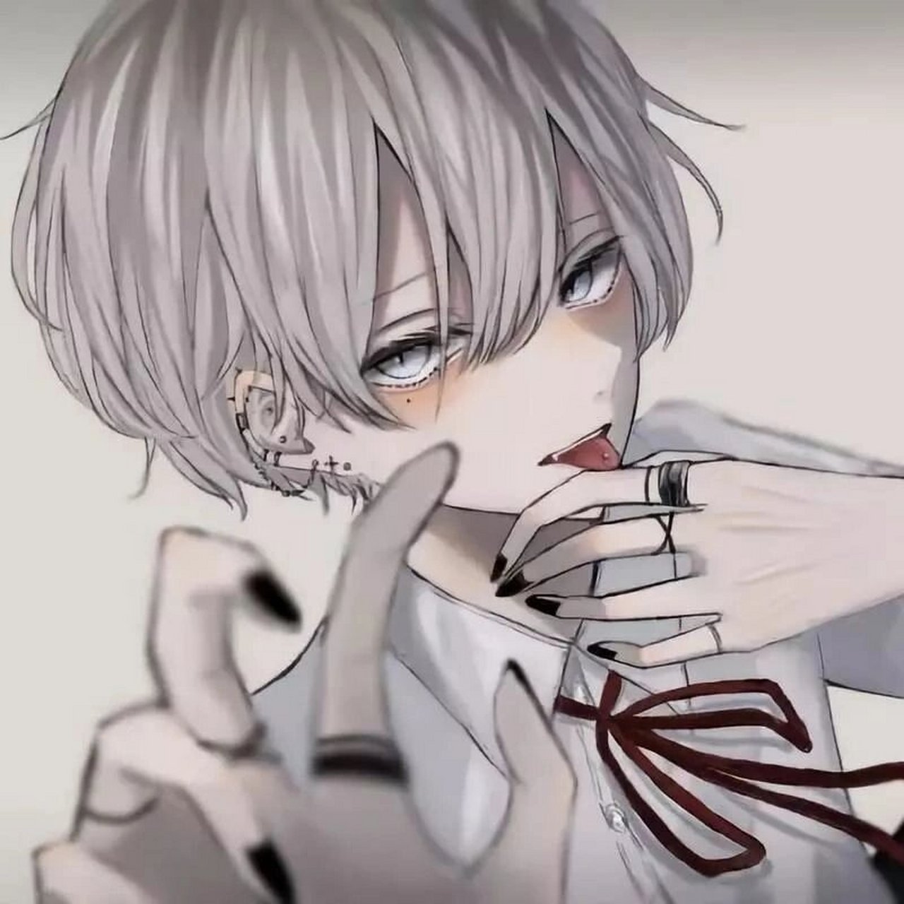 90张动漫男生头像,emo冷漠男头5