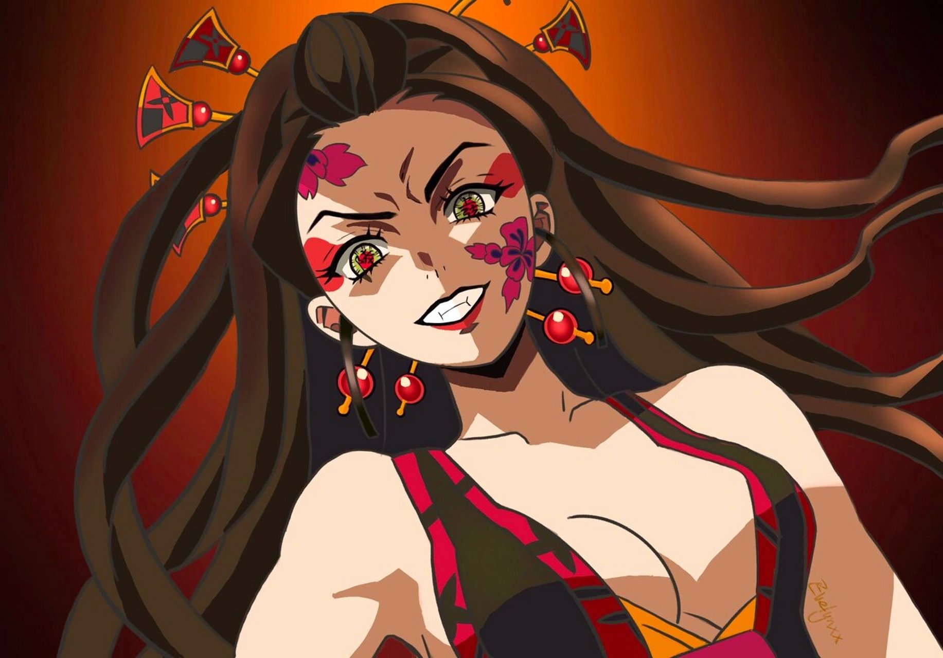 堕姬好美 我爱美女怪物!