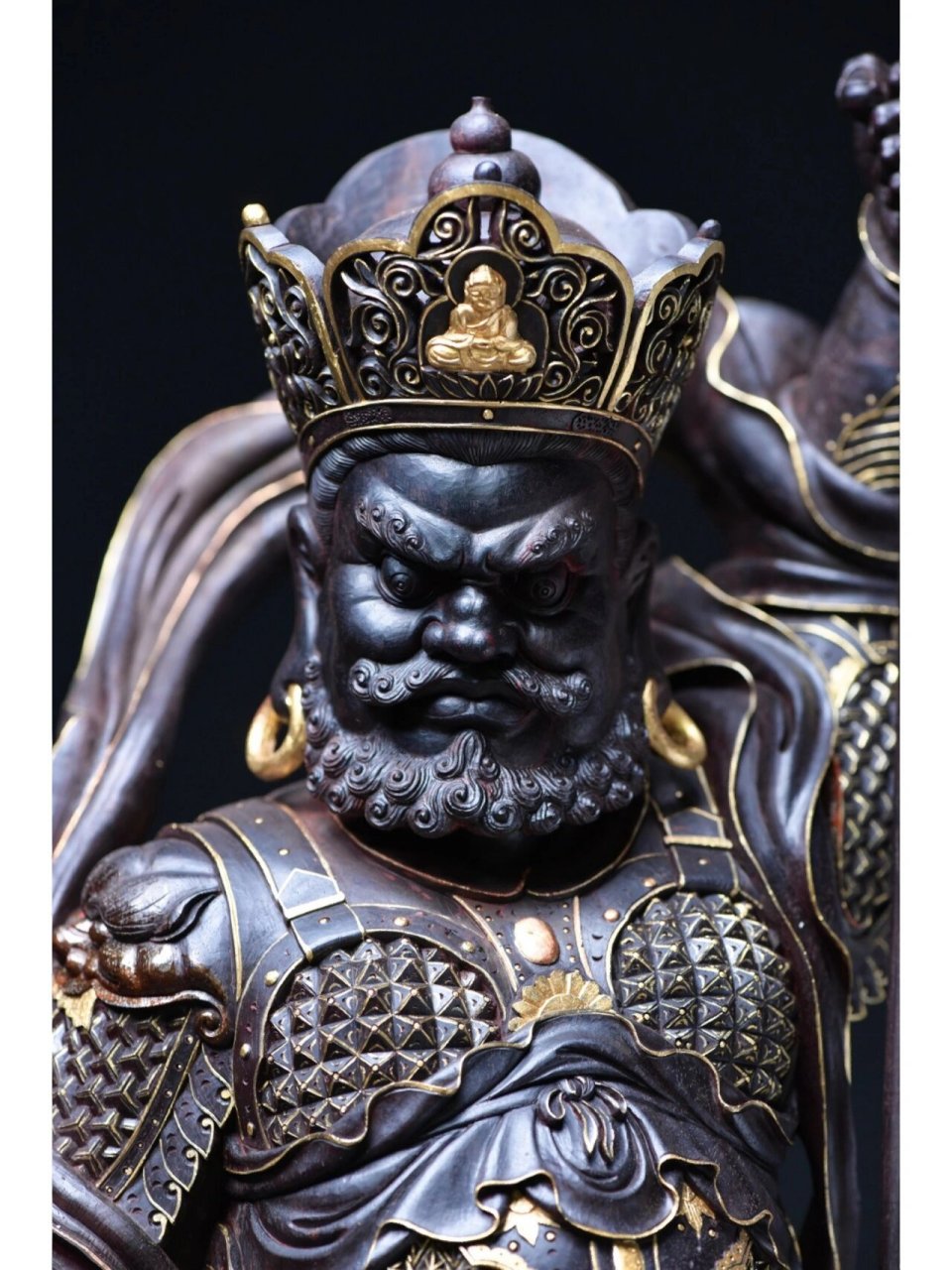 1000件造像丨第388件丨多闻天王 毗沙门天王,即为"多闻天王"的梵名,据