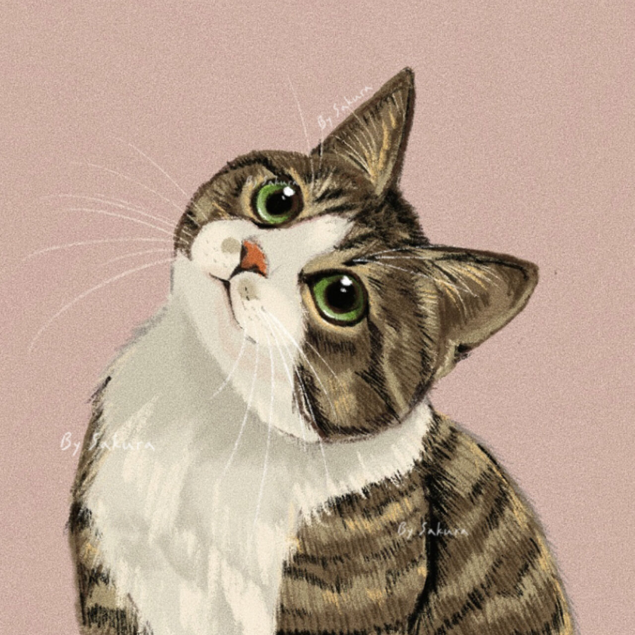 procreate手绘小猫咪