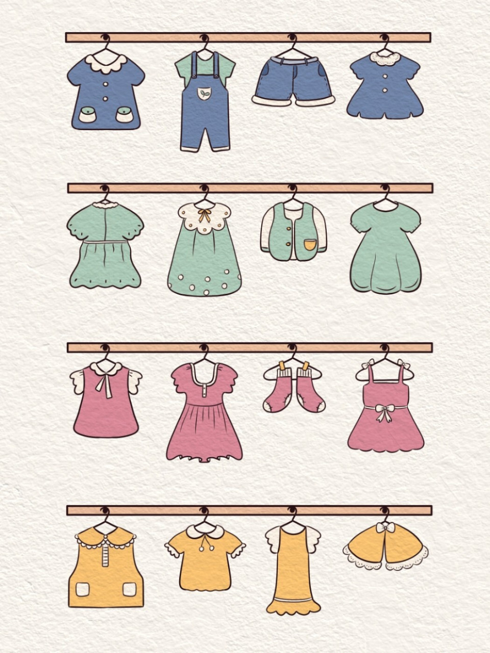 简笔画小物件②-我的小衣橱