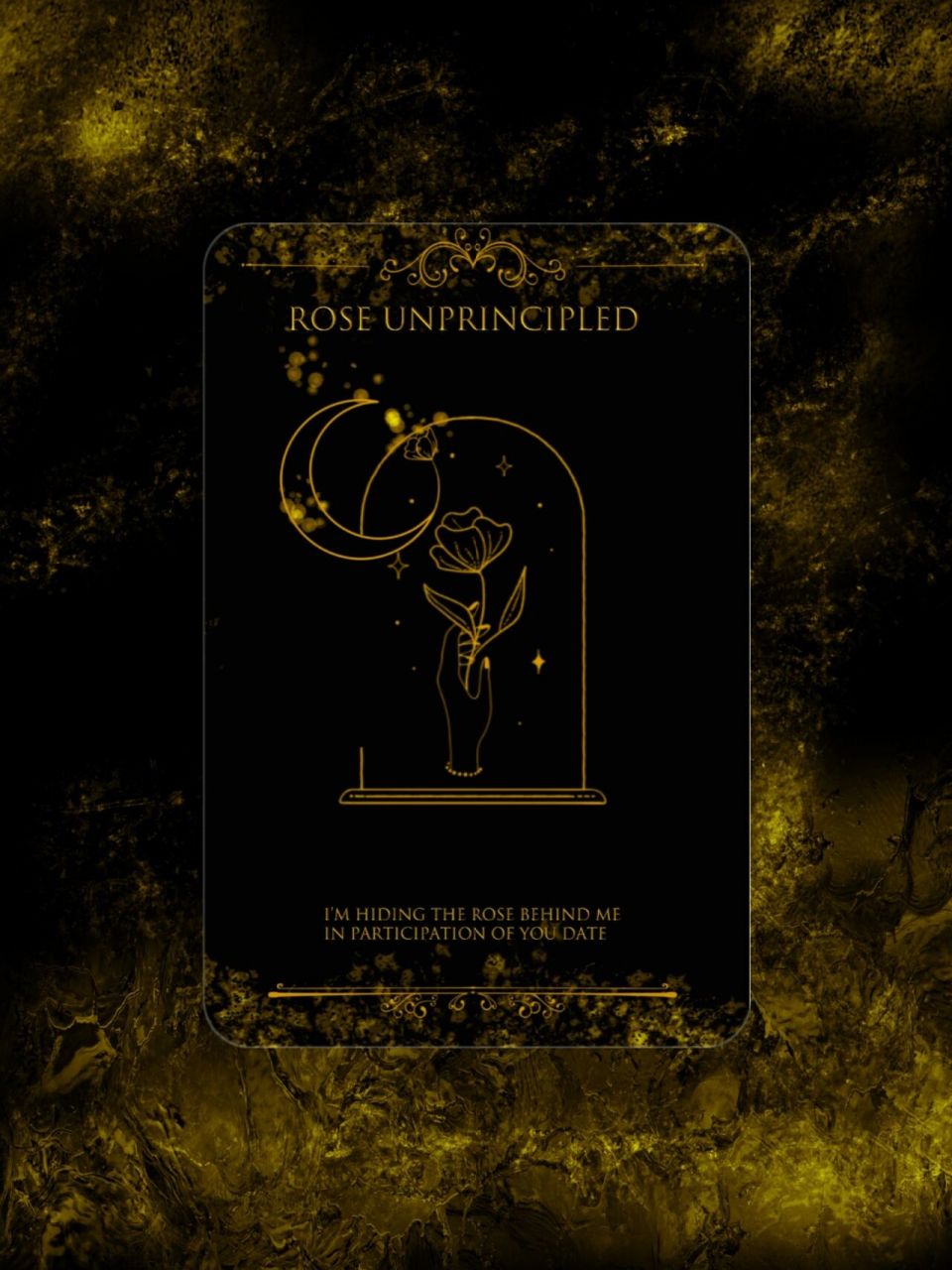 黑金风卡背 今天格外喜欢黑金风格,再次激情产出