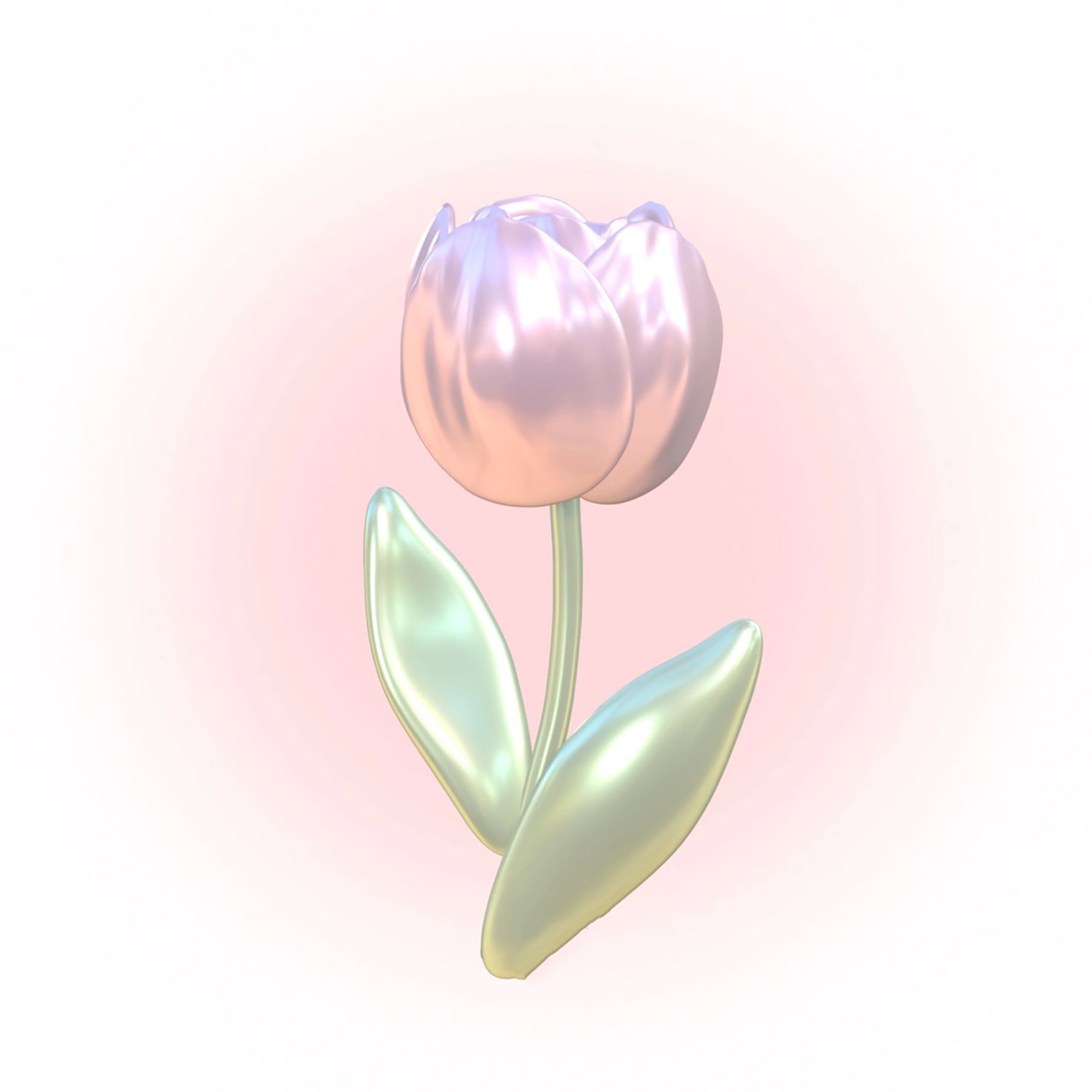 金属风郁金香头像合集93 温柔的郁金香遇上冷酷的金属,有种意外的美