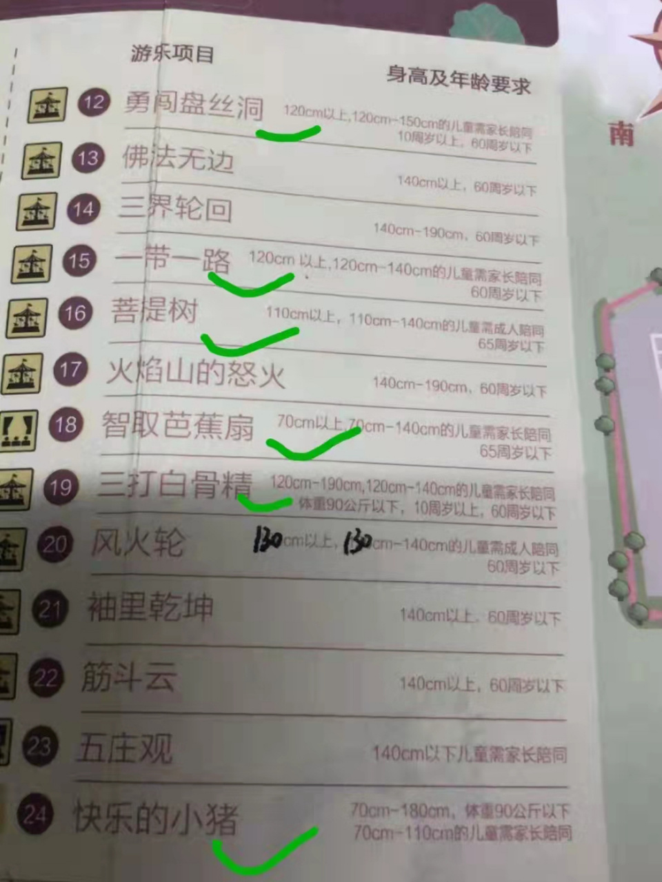 打卡西游乐园,附游乐项目和身高年龄要求 国庆据说每个项目都要排几个