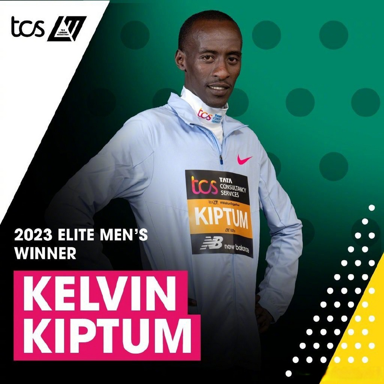 基普图姆伦敦马拉松男子冠军# 都叫"基普",小"基普"2小时1分26秒成为