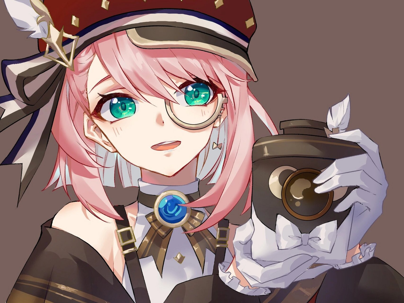 「夏洛蒂」壁纸 原神 记录,就是我的职责.