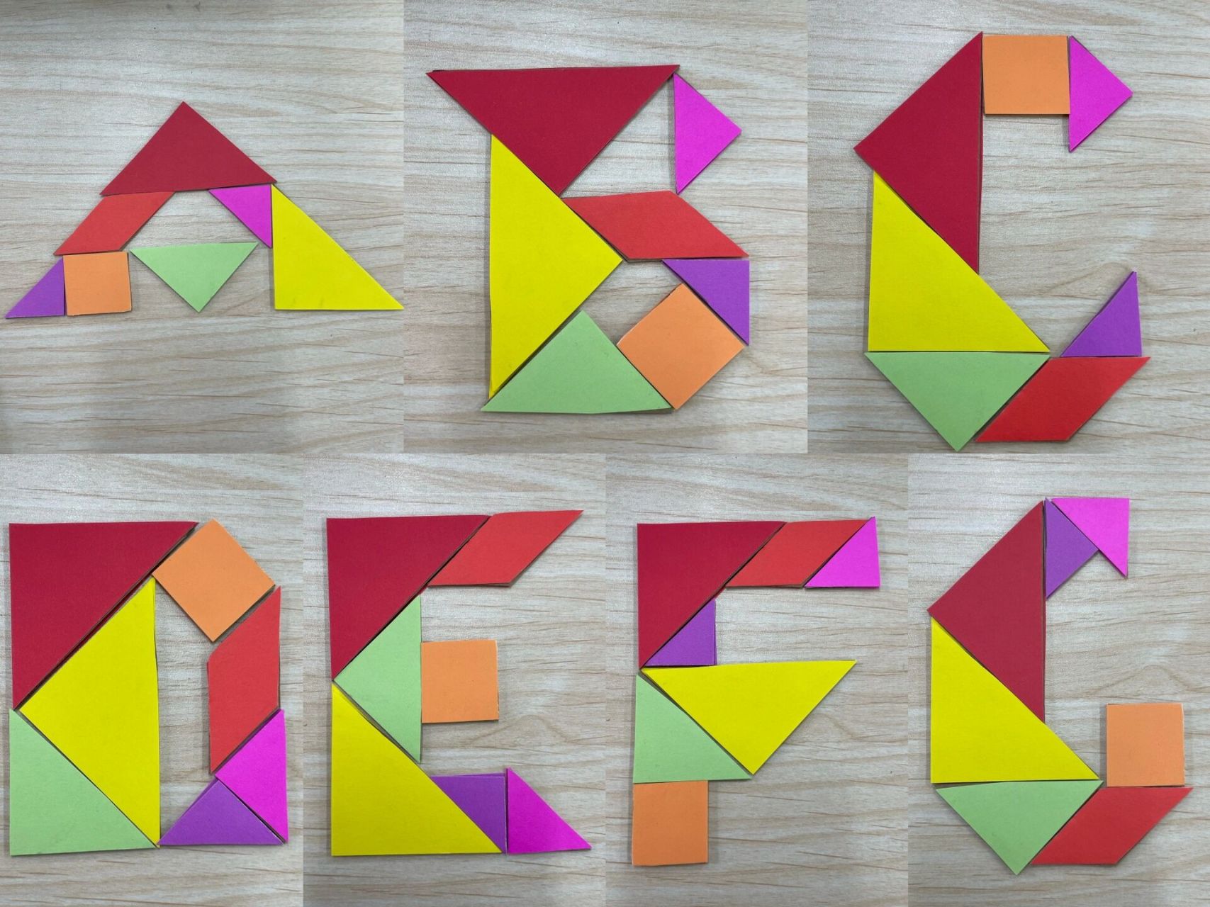 七巧板设计 幼儿结构游戏,做的七巧板作业 图一:十二生肖拼图07 图