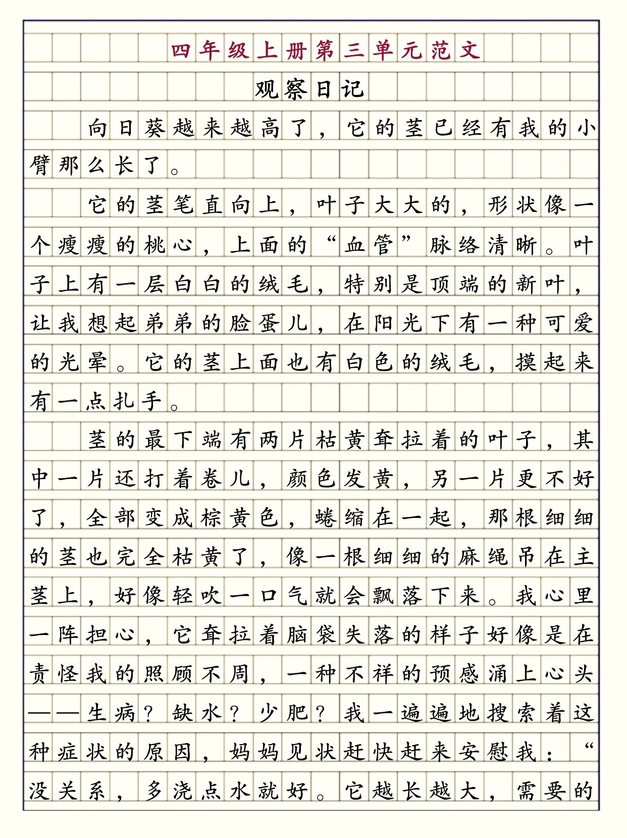 六年级日记写作专项（观察类）(日记200字左右六年级观察日记)