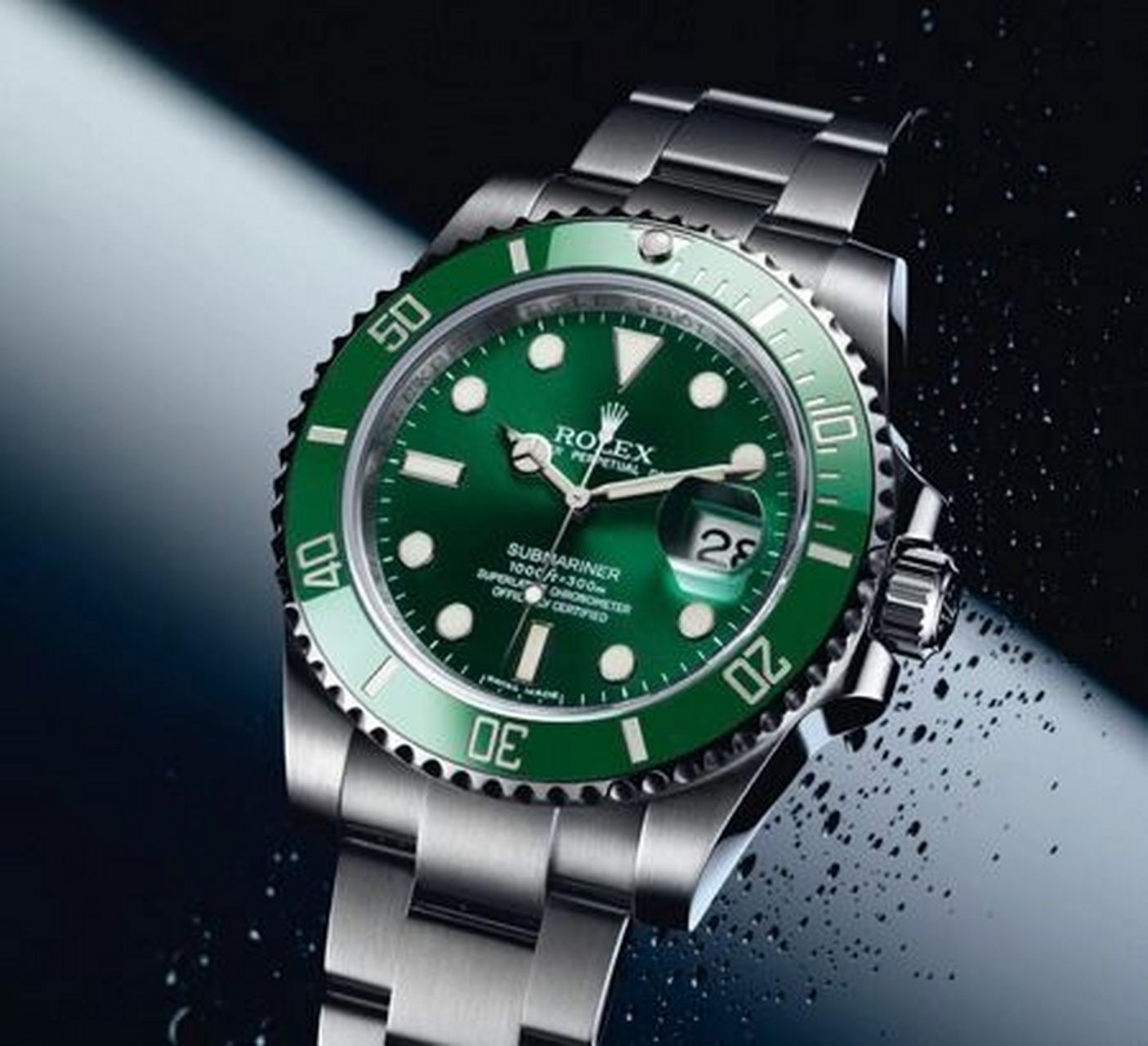 每天认识一支手表:劳力士116610lv绿水鬼 官方售价:72900元90二级