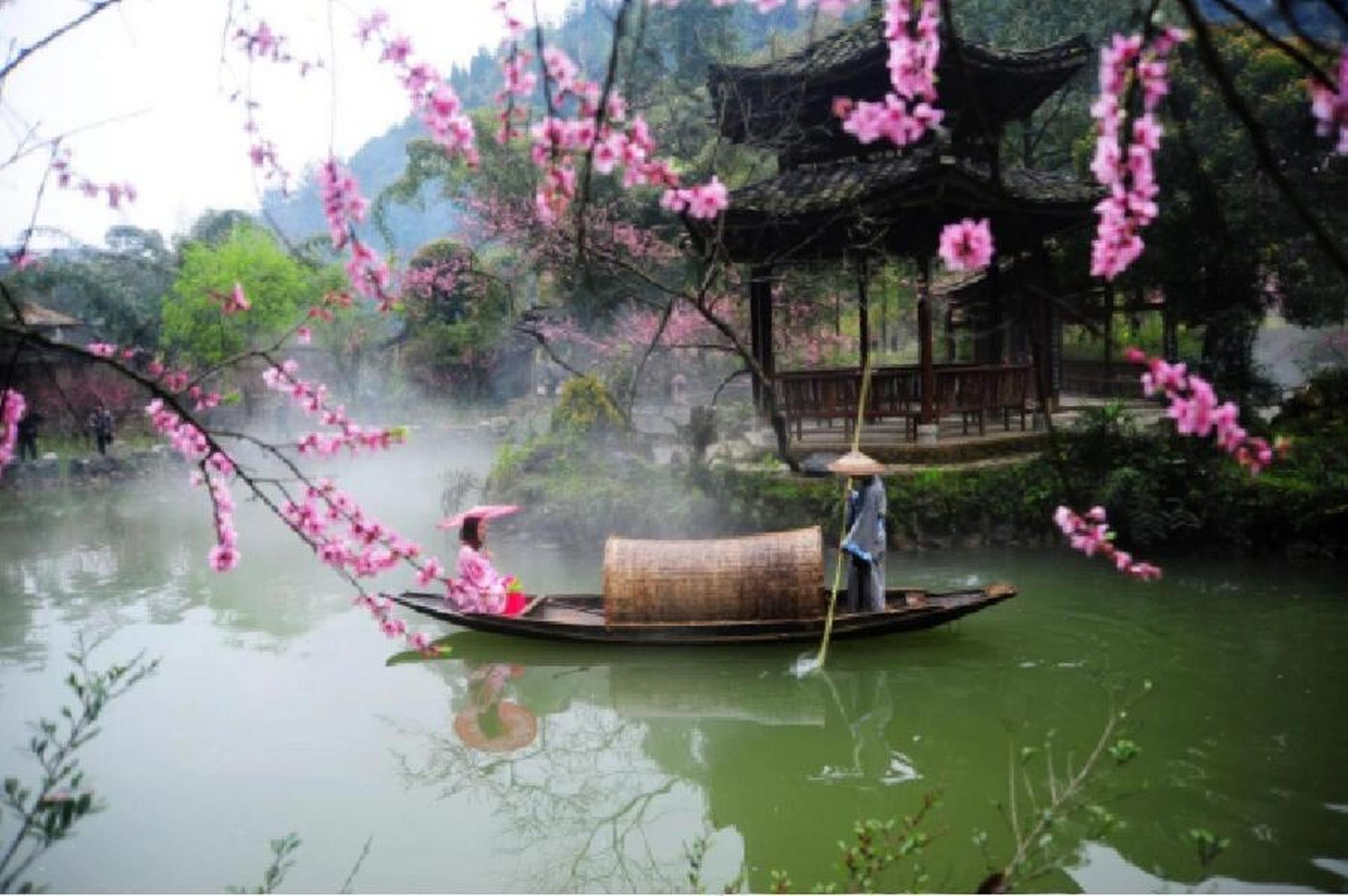 94中国桃花源观赏圣地——常德桃花源 97在桃源县城西南15公里水