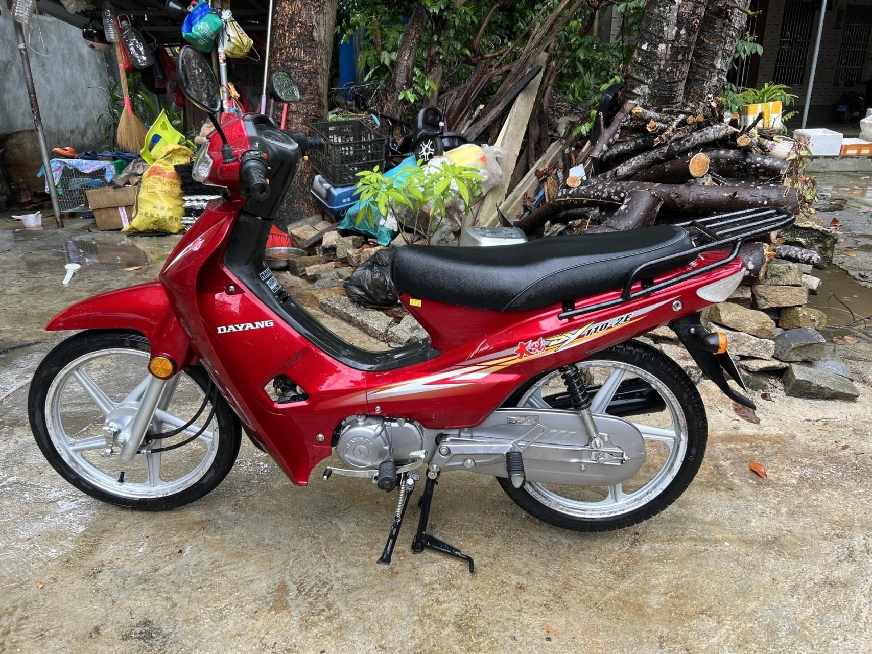 摩托车 型号dy110-2e 大阳弯梁摩托车dy110-2e型号,发动机从未拆修