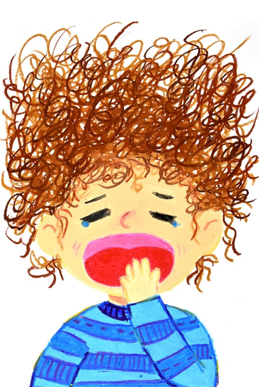 儿童画教程|讨厌的瞌睡虫 99 小朋友们,你们知道瞌睡虫么?