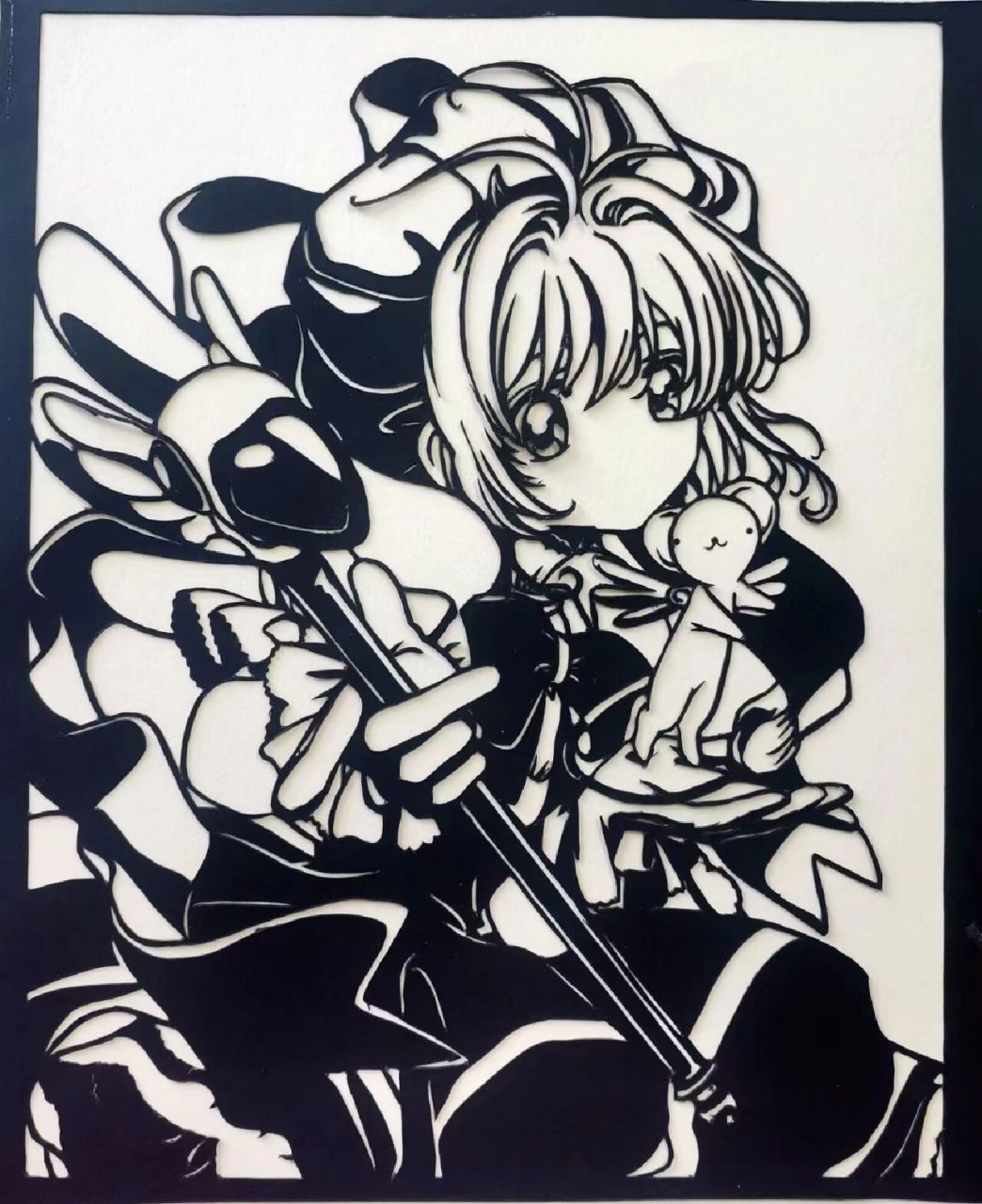 黑白套刻剪纸～高级感92 我每次都发好多图 希望你们看到最后