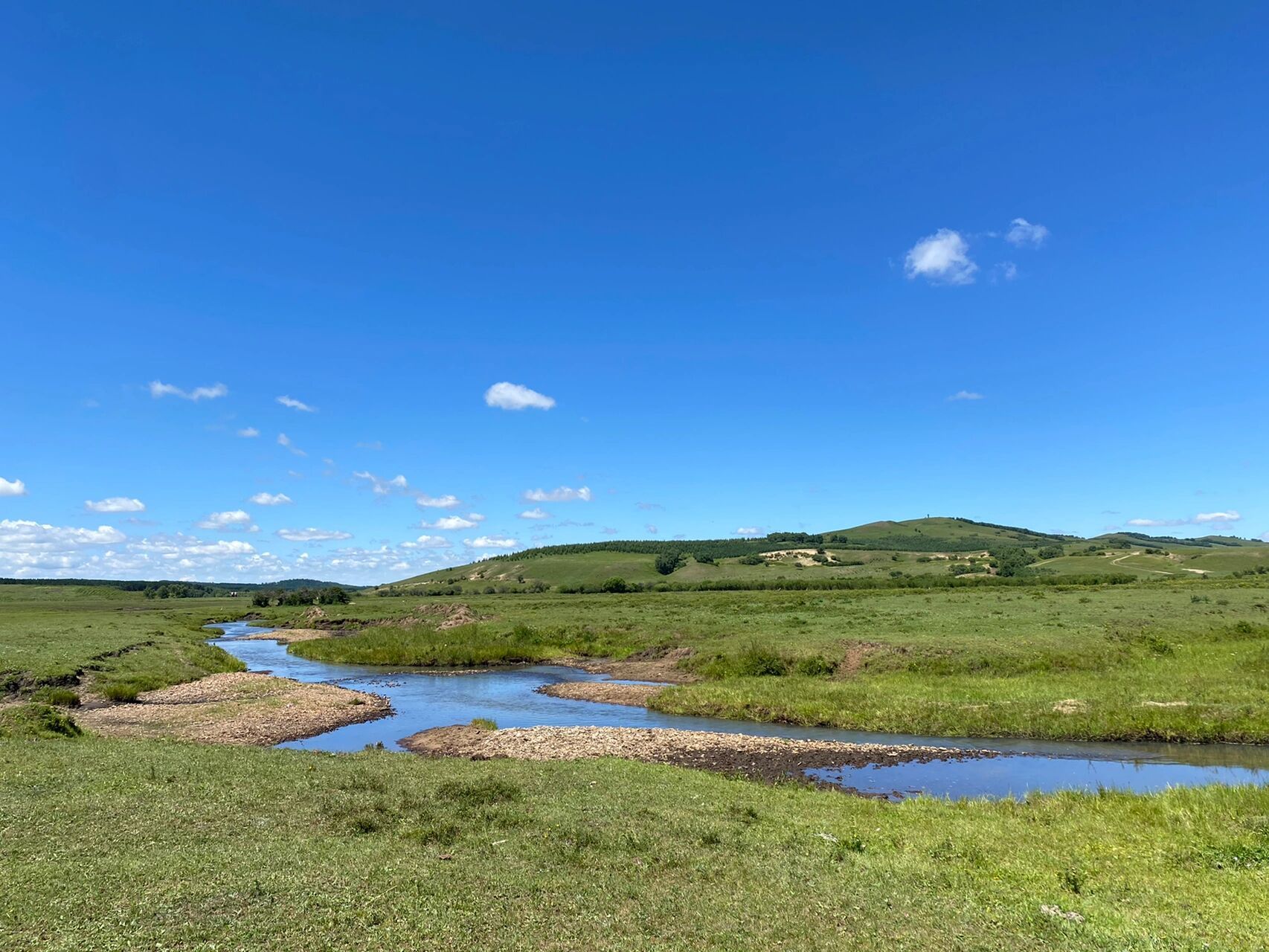 塞罕坝,界河边 滦河上游,也叫吐力根河,塞罕坝和乌兰布统的界河
