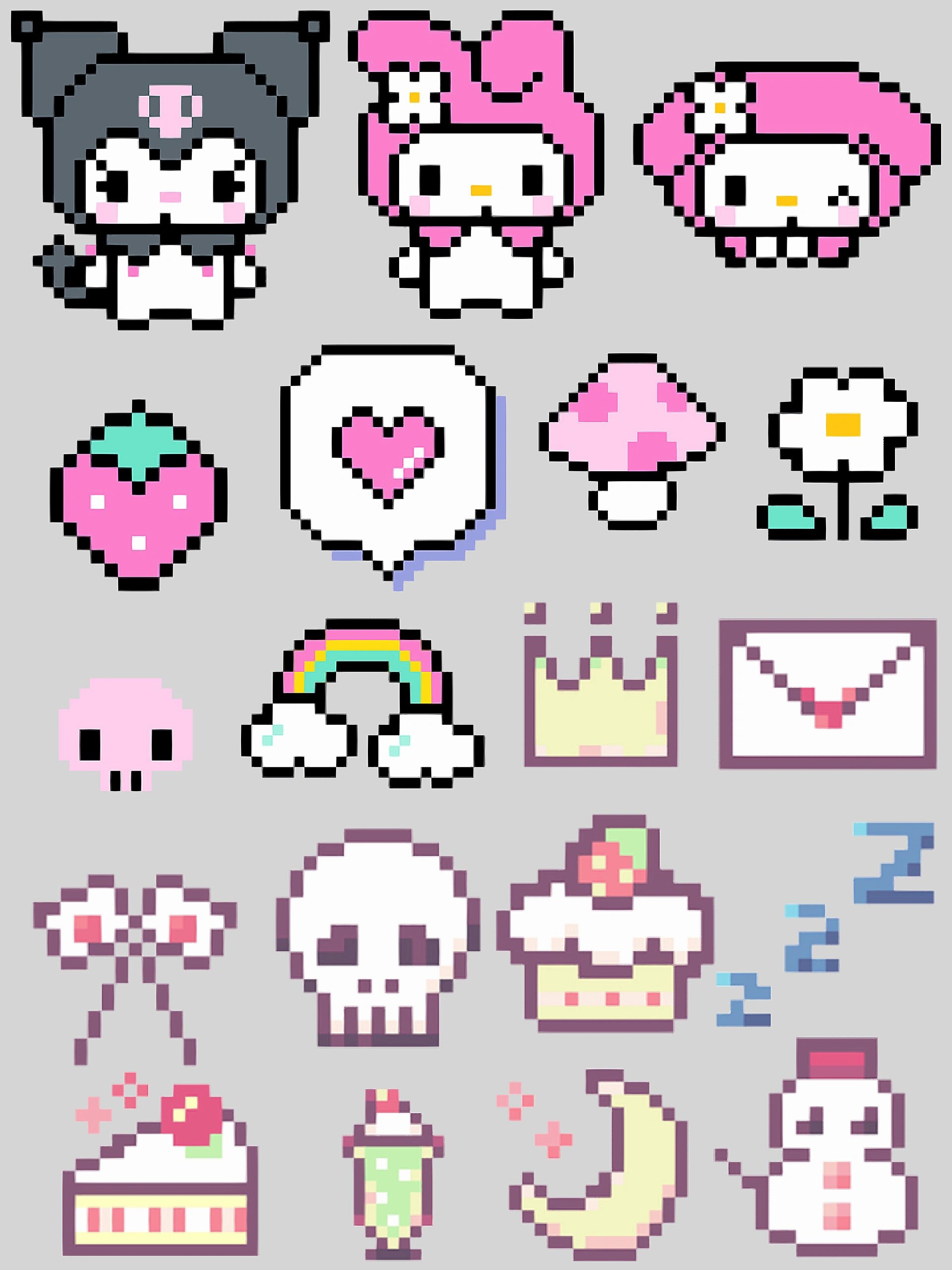 像素画图案素材分享