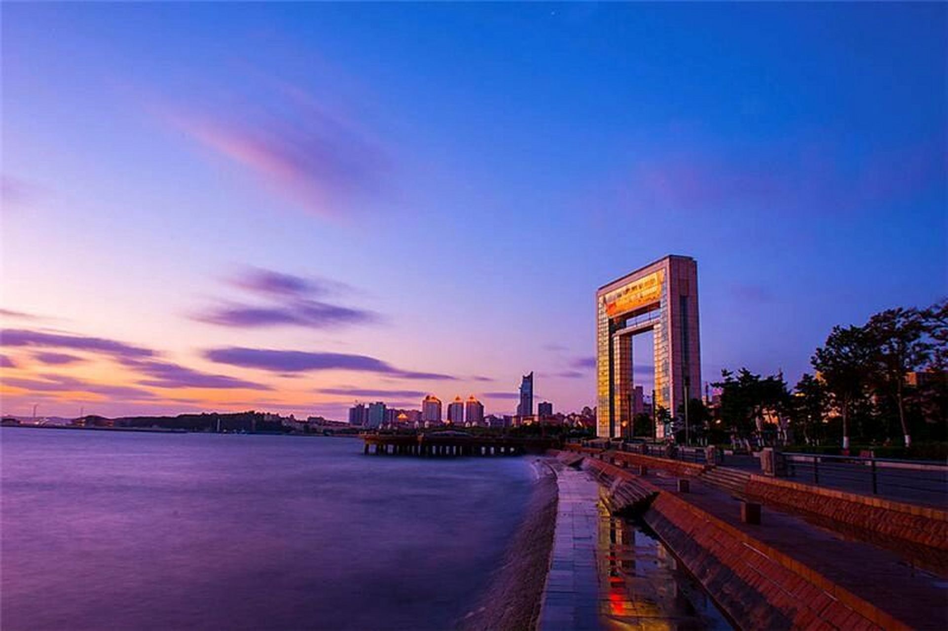 威海地标建筑幸福门之旅!