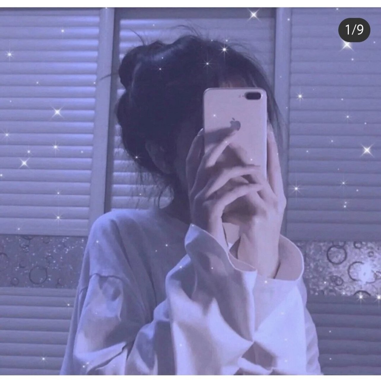 高冷挡脸女生头像