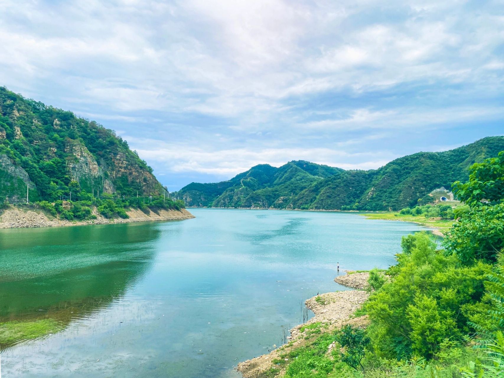 黄松峪水库环湖一周|整个人瞬间都变好了  99【导航】黄松峪水库