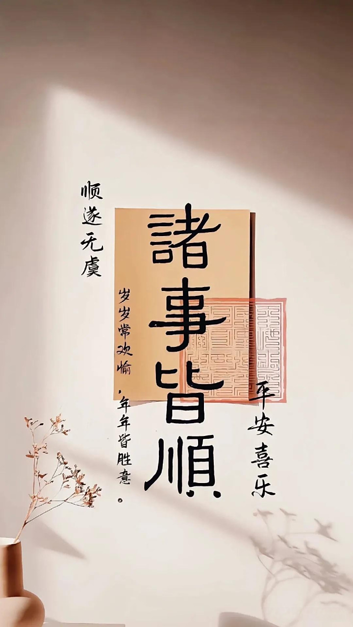 诸事皆顺,天天好心情