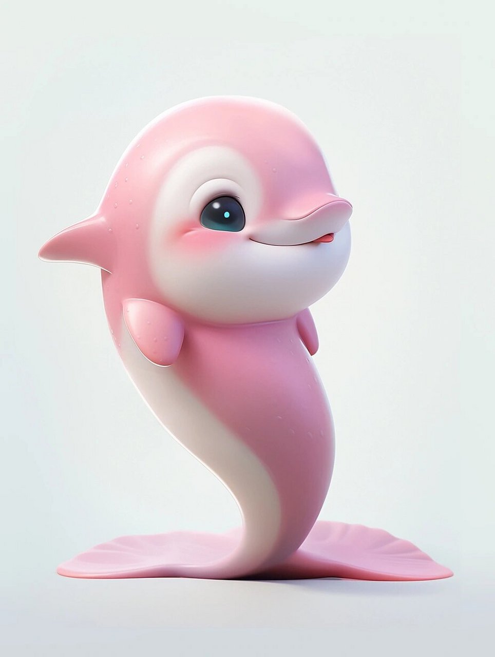 哇噢78粉色小海豚 萌化老夫的少女心