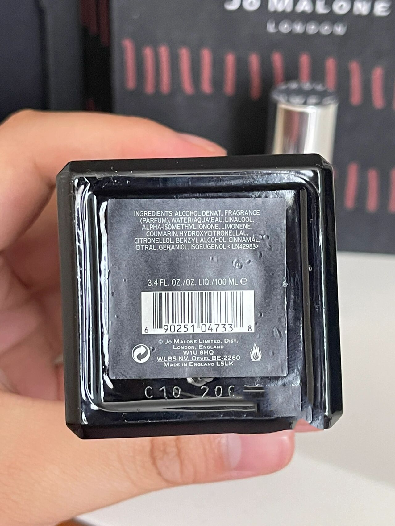 祖马龙香水 末药与冬加豆    jo malone myrrh & tonka 	 7315我