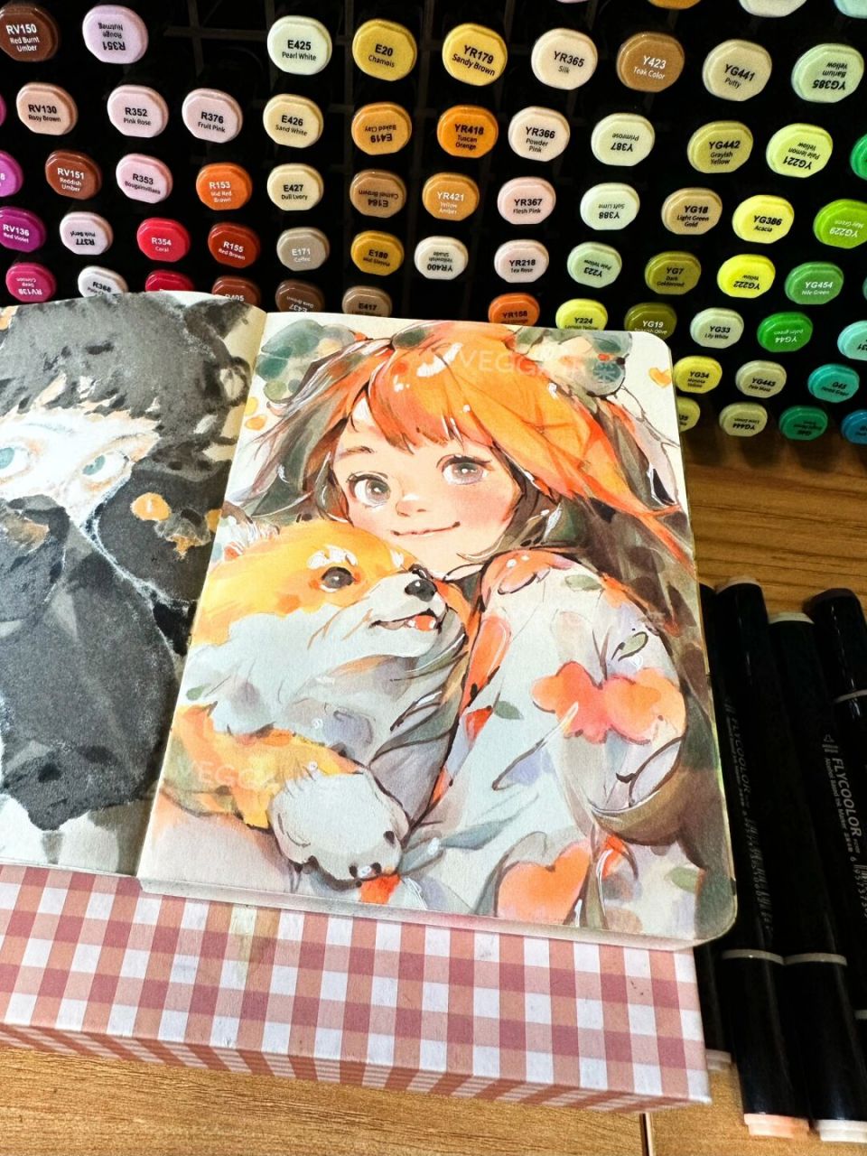 马克笔上色步骤 图片来源